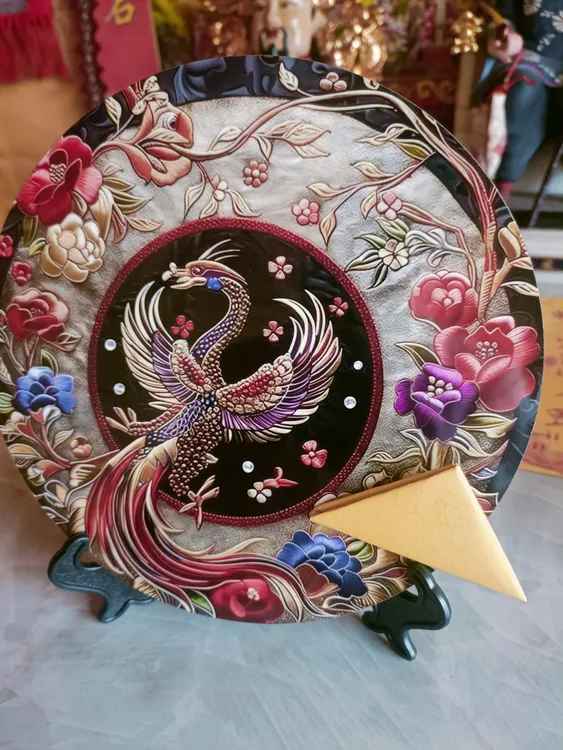 招财纳福办公客厅玄关古风装饰