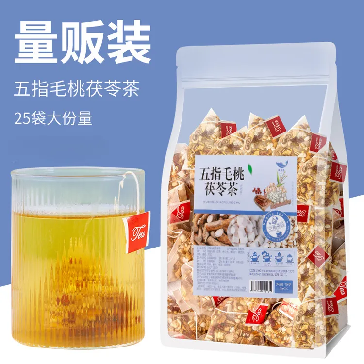 五指毛桃茯苓茶200g/袋25小包苦荞橘皮红枣赤小豆三角茶包代用茶