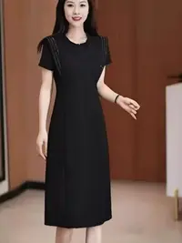 【连衣裙】高档连衣裙设计感时装女装服装2544[XSLF]Q