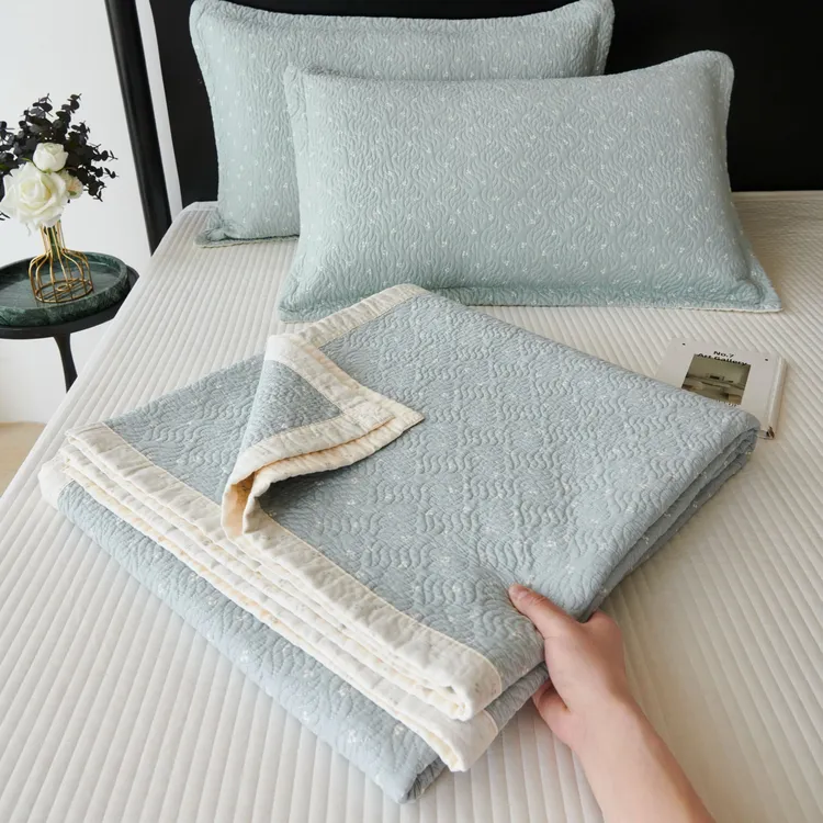 【居家好物】糖巴巴双面纯棉100%全棉床盖款两面使用三四件套四季款