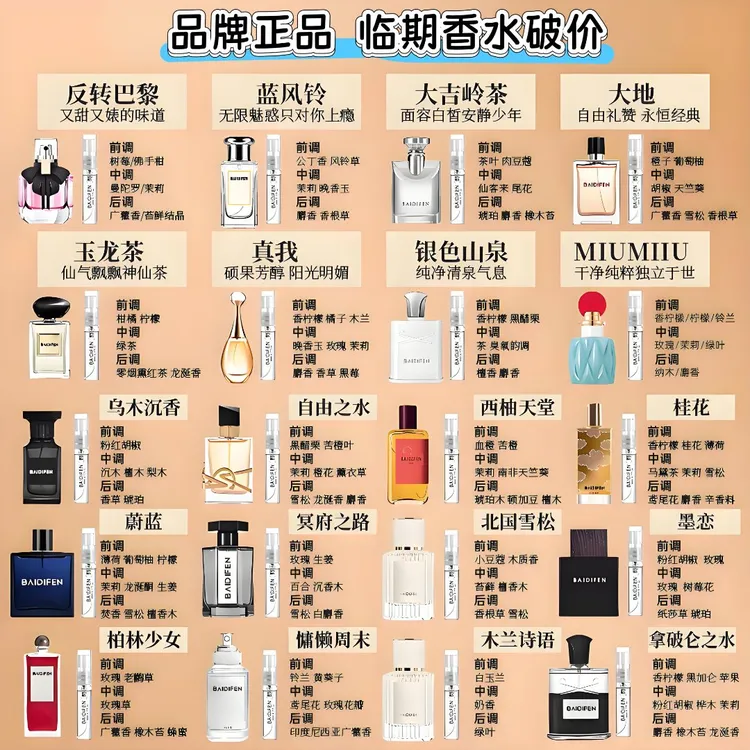 品牌正品 临期香水破价 有防伪码 买一送一【6.30号上新】
