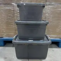 加厚车载塑料带盖收纳箱玩具衣物书本卧室宿舍储物箱学生