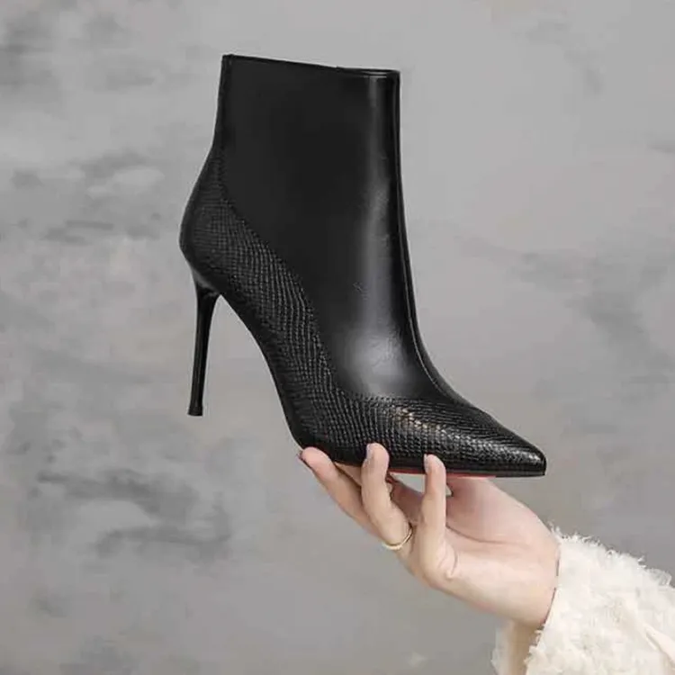 新款 时尚潮流爆款 跟高8厘米 嘎嘎舒适 短靴美美哒