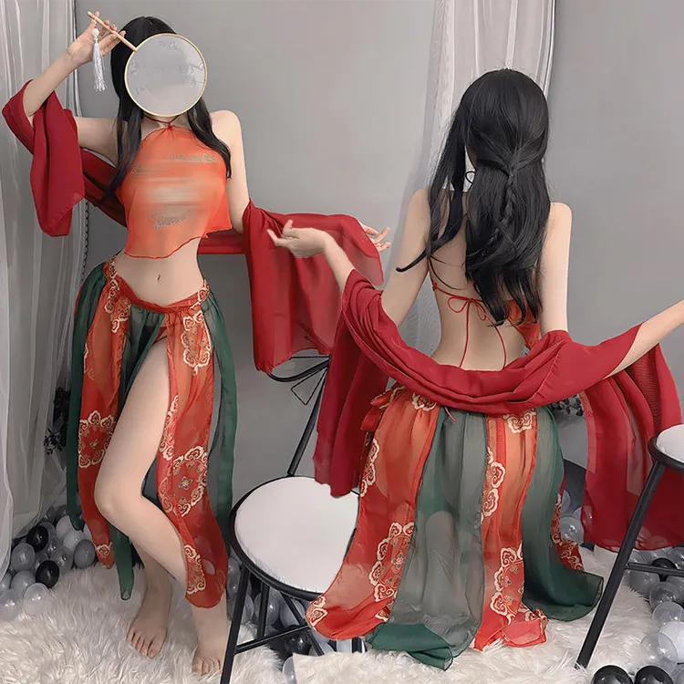 内衣性感汉服旗袍制服床上诱惑勾人激情套装女极度诱惑装2231