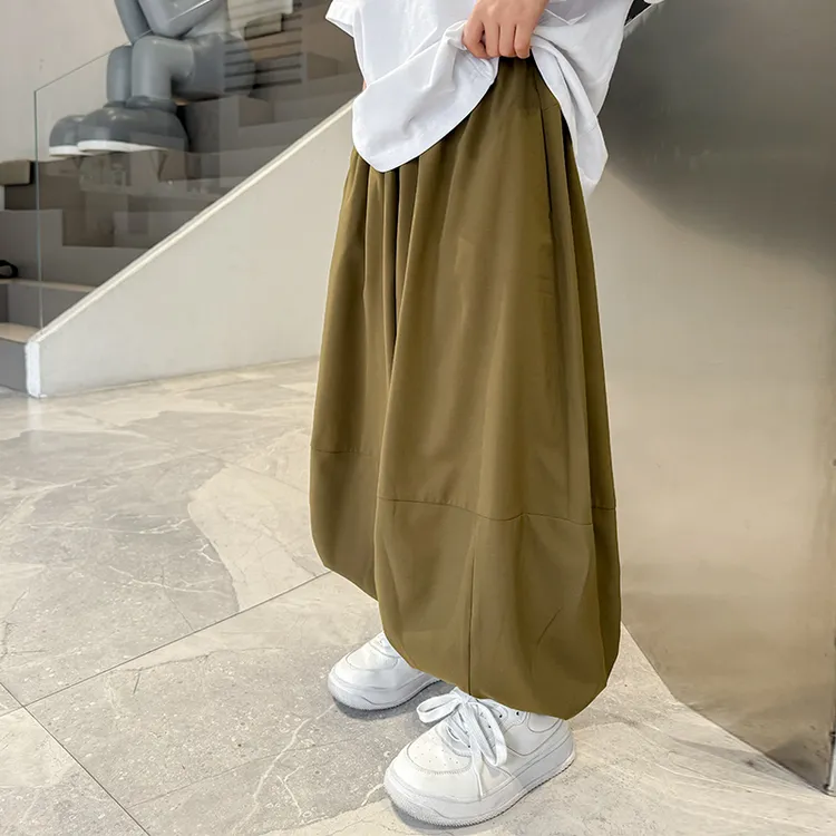 男童夏季防蚊裤儿童宽松灯笼裤子冰丝薄款2025新款透气夏装长裤潮