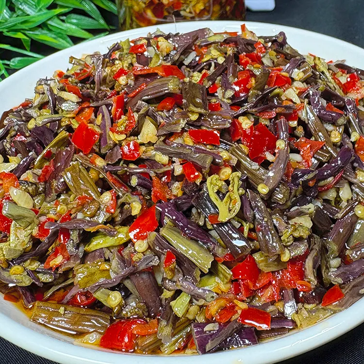竹乡飘飘香辣蕨菜腌制开味凉拌菜拌面拌粉下饭菜江西风味即食瓶装