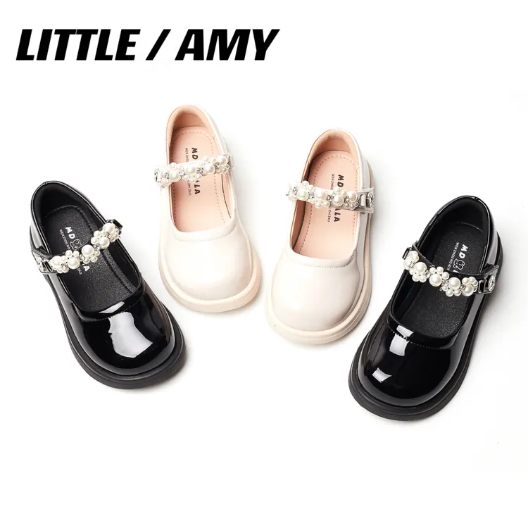 Litte amy/小艾咪  新款女童儿童鞋软底时尚春秋玛丽珍秋季小皮鞋
