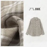 几里与麻【衫云】格纹气质休闲衬衫 衣长68 胸围128 2020747