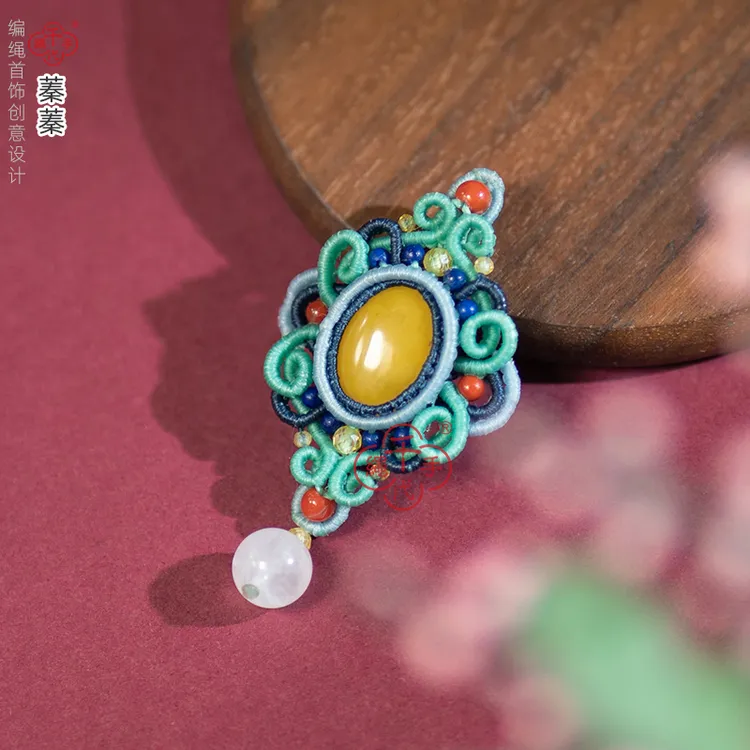 【蓁蓁】千代千娘子手工非遗民俗工艺材料包编绳首饰创意设计