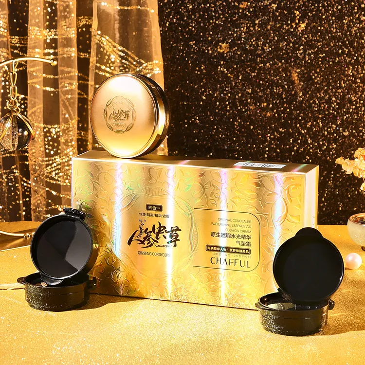 【正装+4个替换装】香芙儿水光精华气垫霜套盒不易脱妆