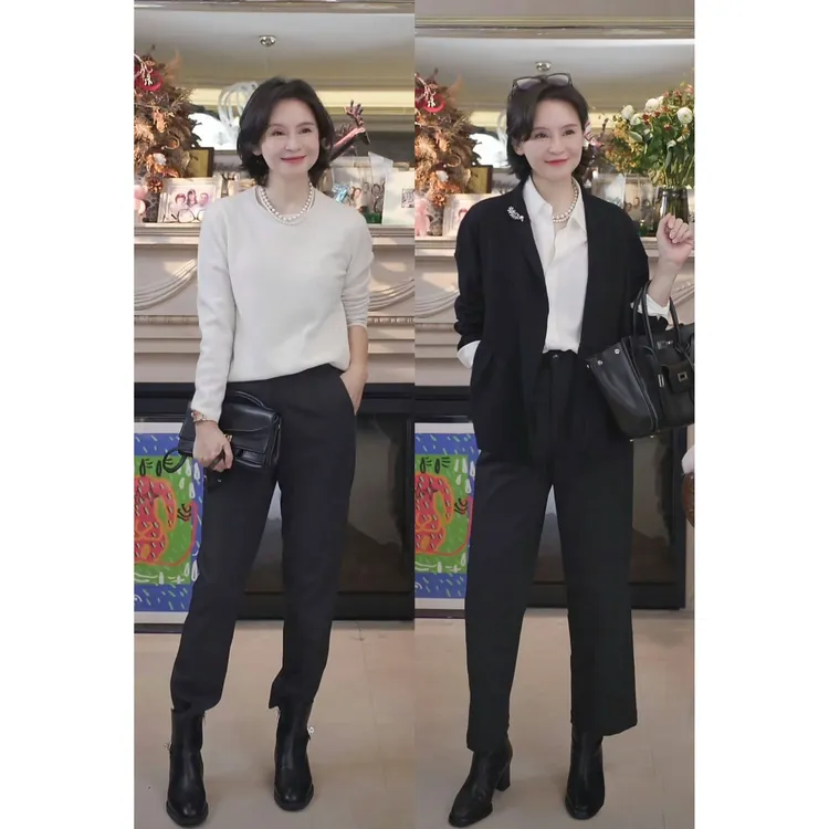 我是摩羯 超级瘦瘦裤 时尚弹力舒适百搭中高腰九分阔腿裤直筒裤