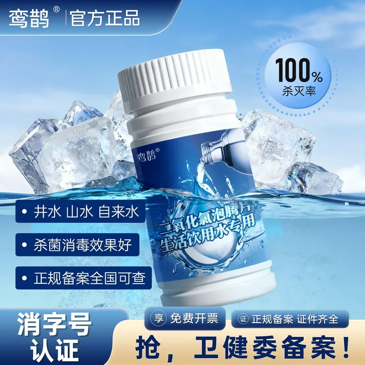 生活饮用水消毒片水池消毒井水除臭杀菌清洁水池水塔漂白净化水质