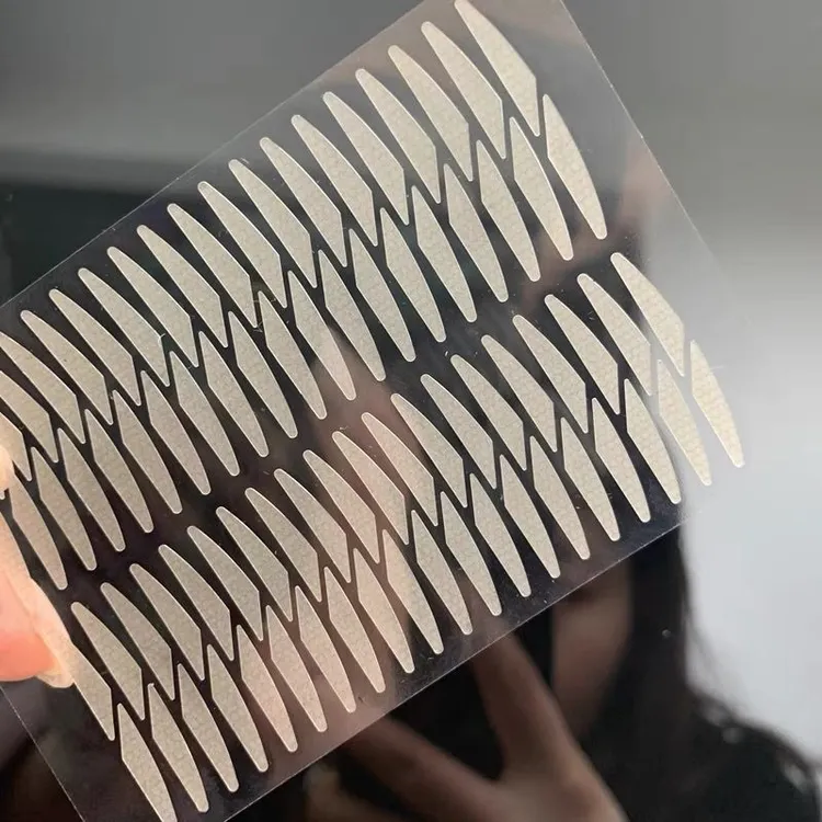 新手斜切双眼皮贴单面超粘隐形无痕哑光局部支撑力强内双哑光