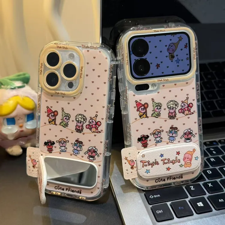 奥菲顿星星人哭娃支架适用苹果17/16羽纱手机壳华为vivo小米oppo