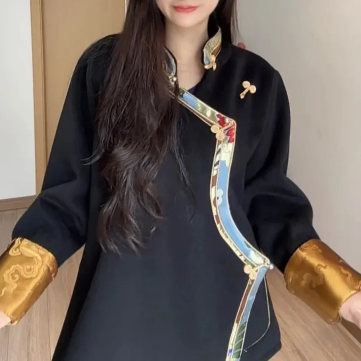 双面绒藏式ins外套长款百搭气质款