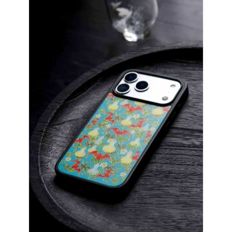 纹样缠福禄纹手机壳适用于iPhone17pro苹果16ProMax套i15壳14mi