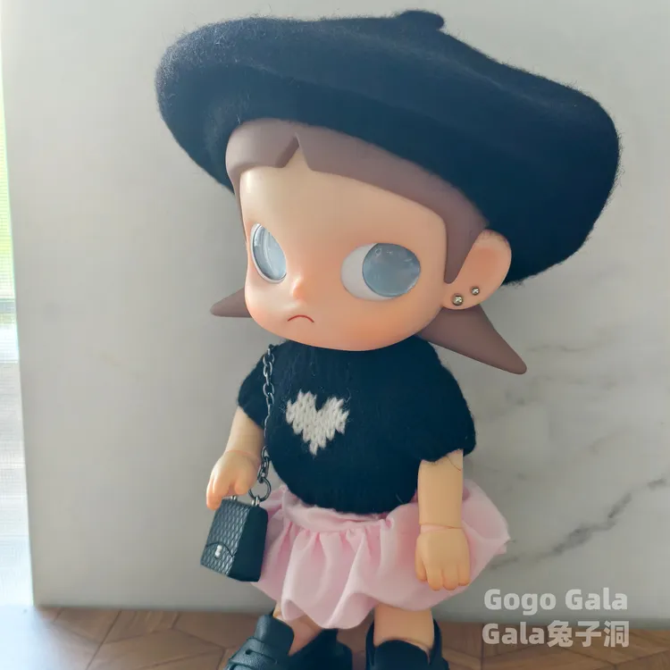 嘎子姐zsiga1/8娃衣套装5件套含帽子衣服鞋子单肩包套装，不含娃