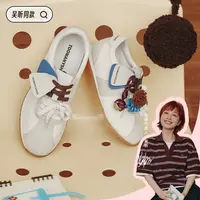 【达人】Toomanyshoes女鞋25奶茶啵啵miu系运动网球复古德训鞋