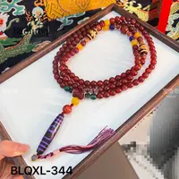宝洛奇 BLQXL-344 老甘红108九紫火火天珠镇（10mm）多样性发其一