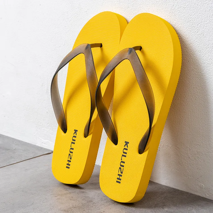 酷路直网红高档沙滩鞋男士人字拖夏季2025新款软底防滑外穿凉拖鞋