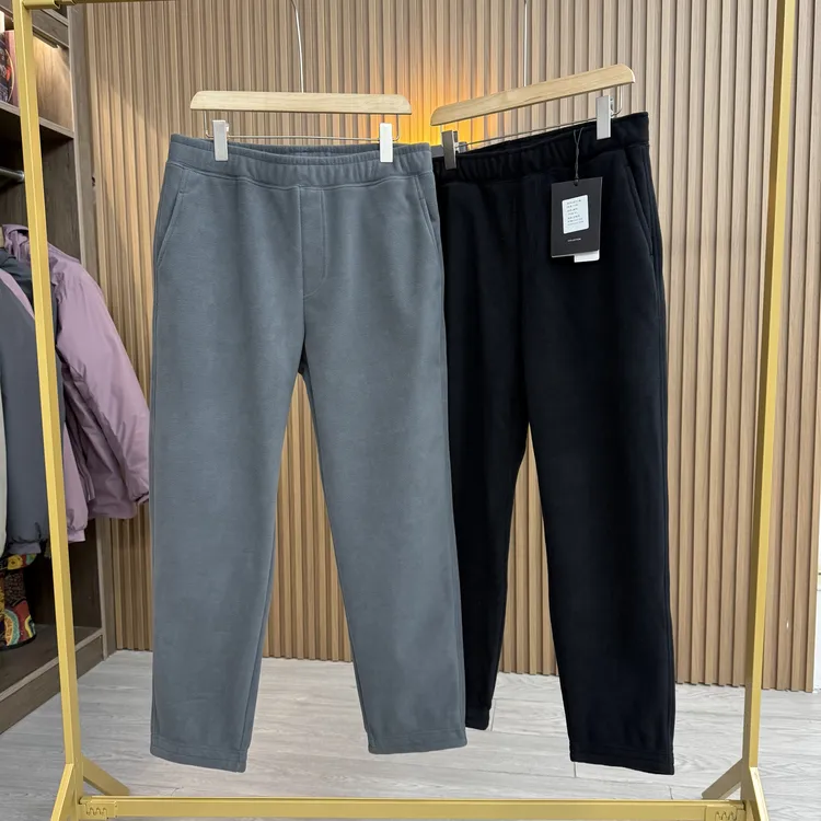 骑摩托车都能穿！无惧风雪 户外防风防水双面摇粒绒保暖直筒卫裤