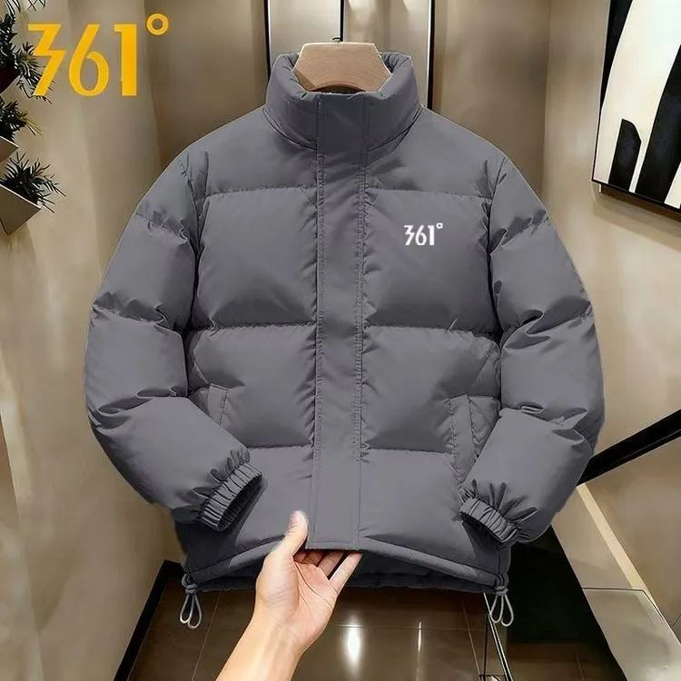 361度冬季保暖运动棉服男新款立领宽松外套情侣户外休闲防风棉衣