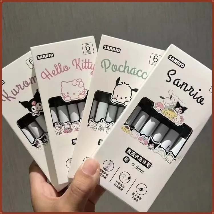 三丽鸥CXWJ直液式速干走珠笔ins可爱风帕恰狗0.5学生高颜值【刚泽】