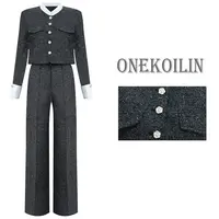 OneKoilin“星露晚会”简约气质马术服加直筒星空长裤 XLWH