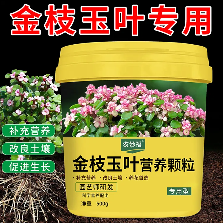 金枝玉叶专用肥营养颗粒肥料园艺花肥家用盆栽通用有机缓释花卉肥