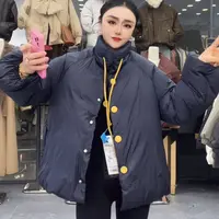 8585 日系复古蝴蝶结按扣防寒服31小屋对面