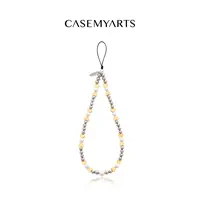 CASEMYARTS银白金心手链潮牌手机挂链适用多款手机