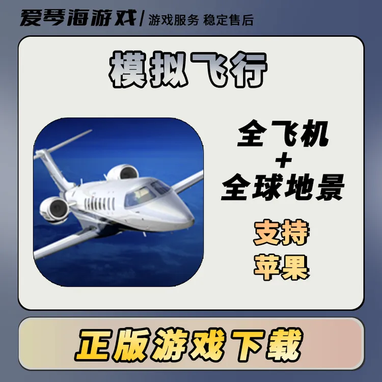  模拟飞行2024 Aerofly FS 全飞机+地景 苹果通用手游安装服务