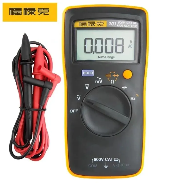 高精度振荡器自动切换防烧数字F101万用表