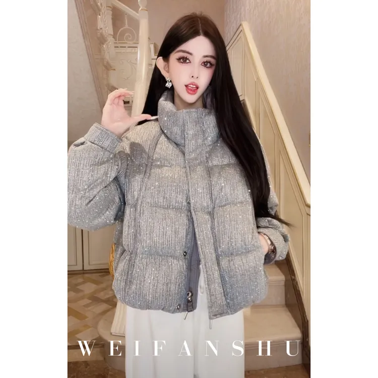 WEIFANSHU/魏凡舒【绚烂银河】90白鸭绒外套