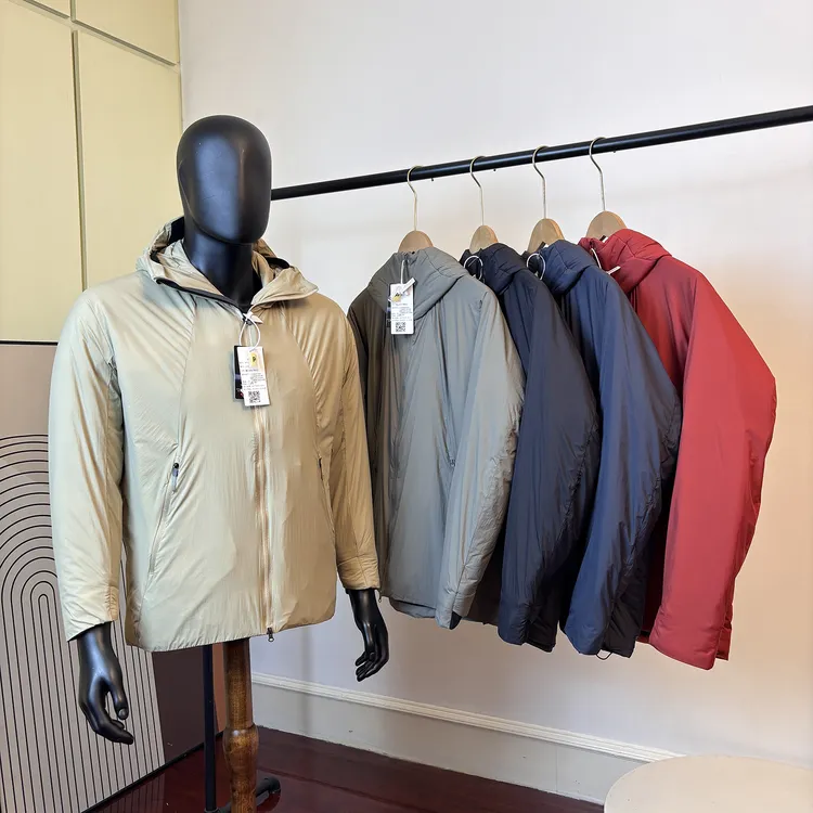 轻量化户外 P棉保暖男士冬季防风防泼水防寒连帽休闲棉衣棉服外套
