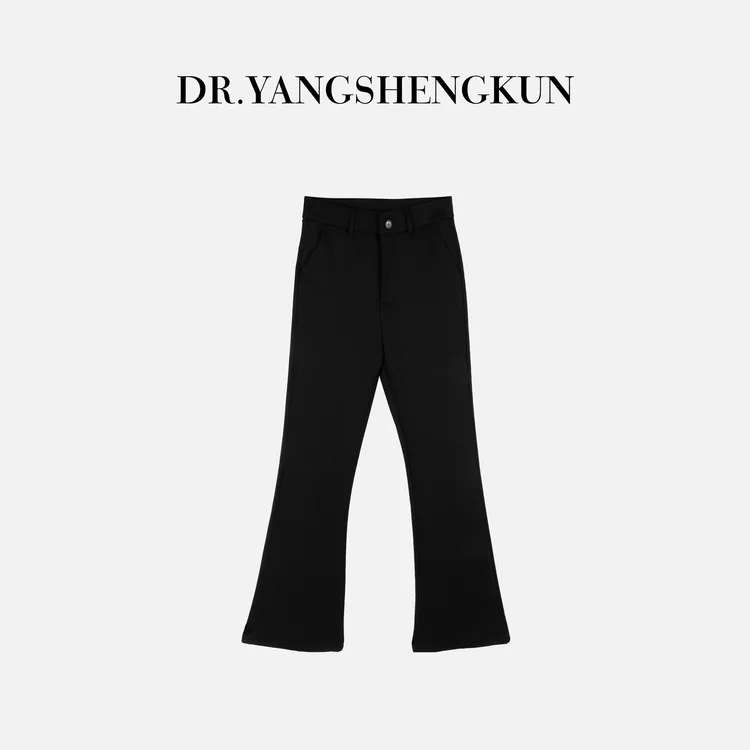 杨圣坤2025新品雪羽倾城'石墨烯修身保暖鹅绒微喇裤女ES25102212