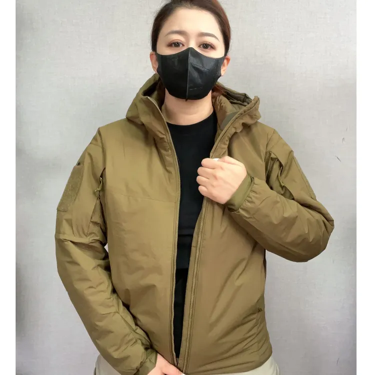 【逆鳞战术】LEAF棉服男款轻量化保暖棉服连帽冬季棉衣