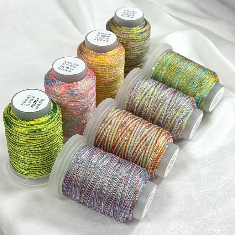 3股星空段染股线爆闪亲肤手工编织星空线DIY线