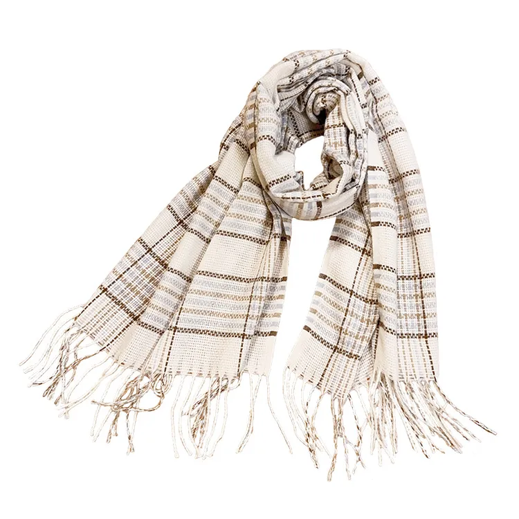 新品女冬季围巾氛围围脖保暖百搭格子可爱2025学生可爱ins韩系感