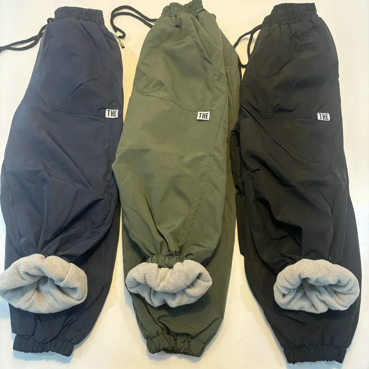 男童加绒加厚冲锋裤25秋冬儿童洋气保暖休闲裤大童束脚运动裤长裤