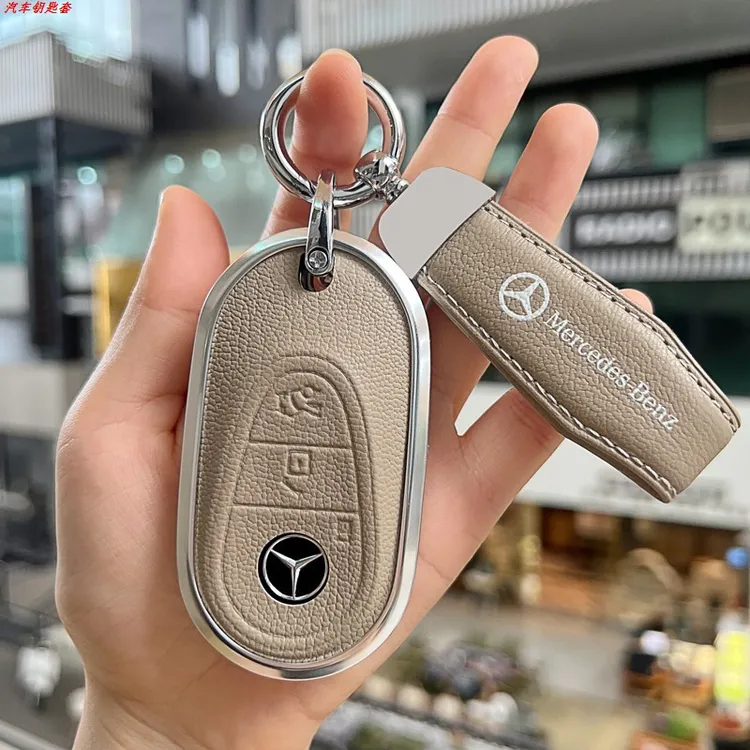 适用于奔驰e300l钥匙套25款新款glc300l/glc260/c级c260l/c200l壳