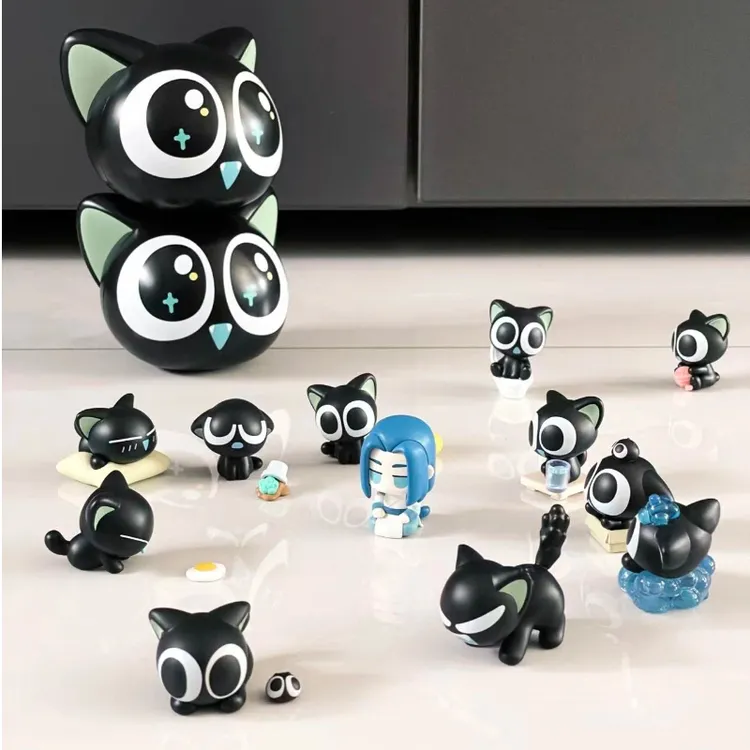 正品现货罗小黑战记2周边小颗粒盲盒MINI手办公仔潮玩玩具礼物