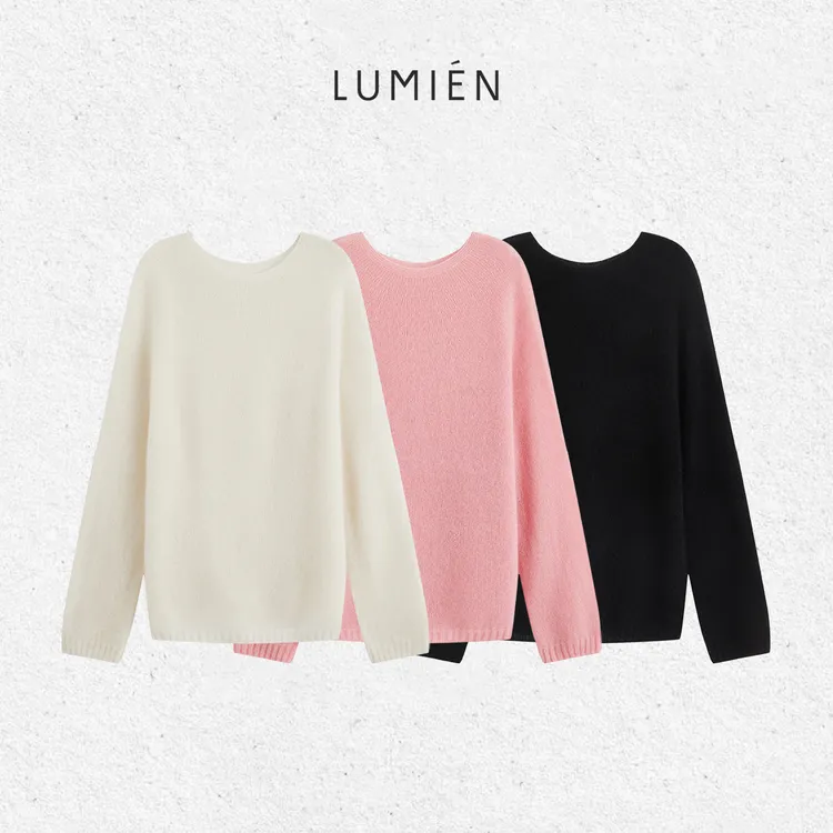 【LUMIEN 新品】轻薄“羽感”桑蚕丝羊绒亲肤柔软保暖毛衫LX5LTT336