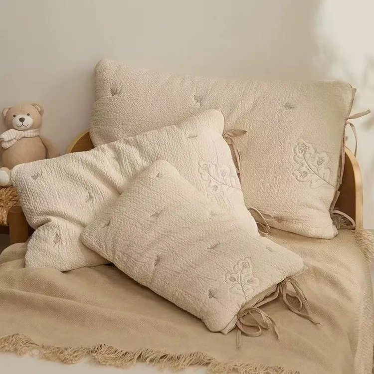 A类棉麻儿童枕芯幼儿园透气宝宝枕原棉枕头芯学生枕成人枕头