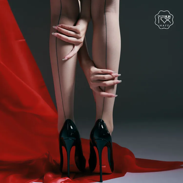 后竖线黑丝【情丝】大免脱超薄1D一线裆丝滑连裤袜性感虾线诱惑丝袜