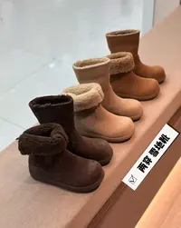SUSU【冬日小暖炉】芒果头两穿保暖棉靴雪地靴 | 增高5CM