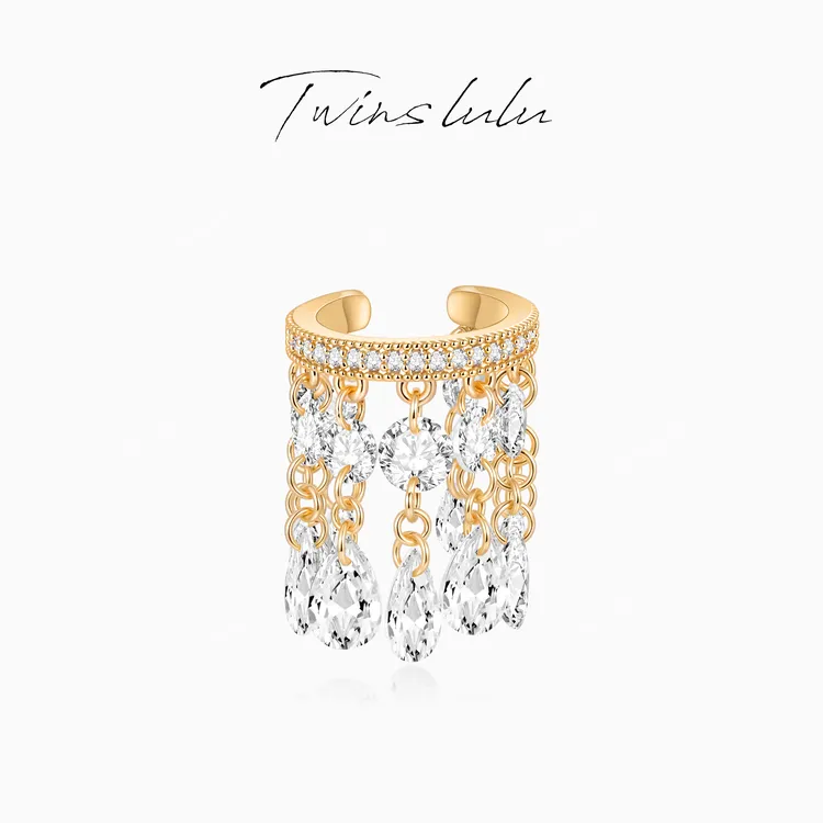 秋上新轻奢小众高级感流苏耳骨夹TSL3188