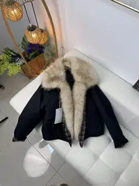 Y55区8863藏蓝色厚款加绒加厚款冬装休闲款棉服