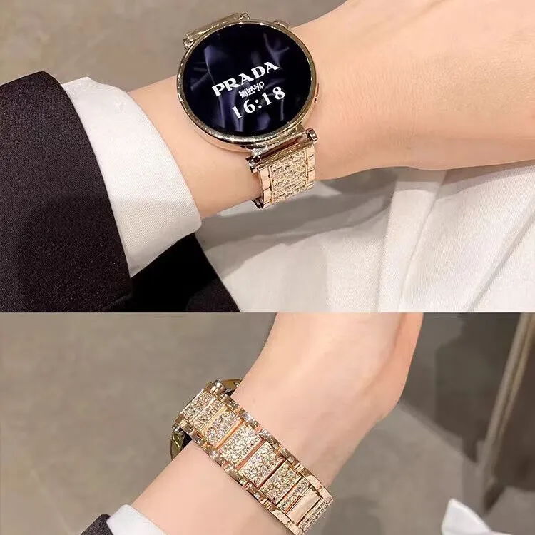 【vivi专属】nis适用VIVO/iQOO watch5/3表带施华洛闪钻watch gt/2小香风表带