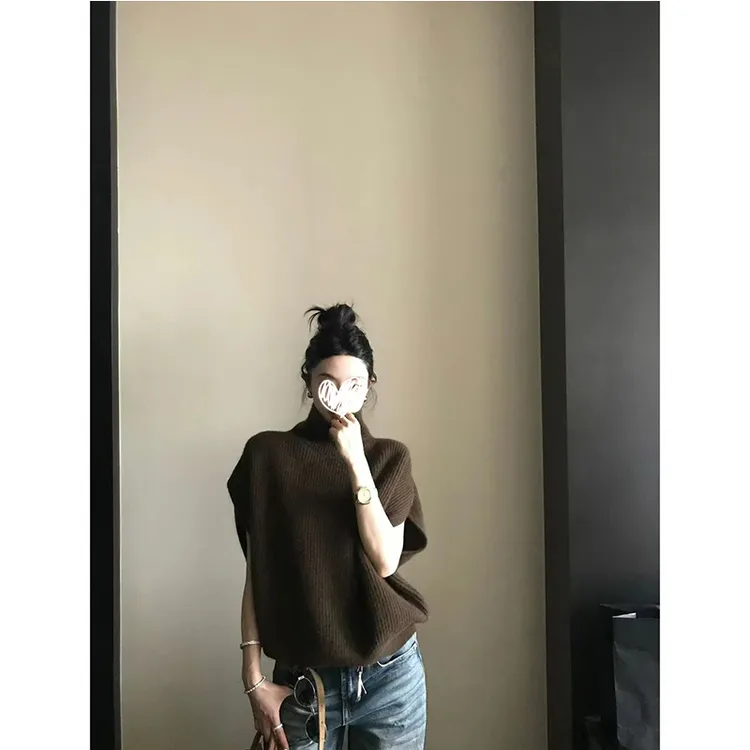 "智性叠叠乐" 懒人舒适区！轻柔暖肤绒毛毛衫马甲设计感百搭毛衣